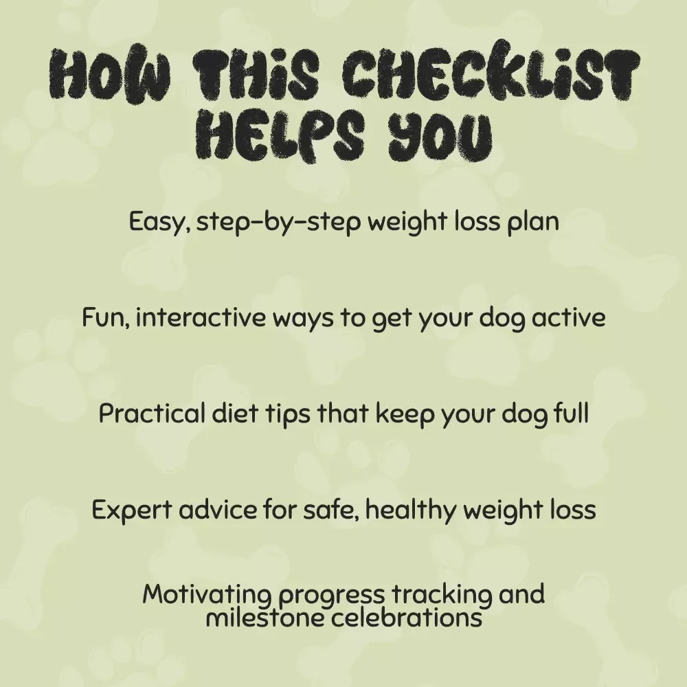 The “Fluffy to Fit” Dog Weight-Loss Checklist: A Step-by-Step Guide to Help Your Pup Shed Pounds with Ease