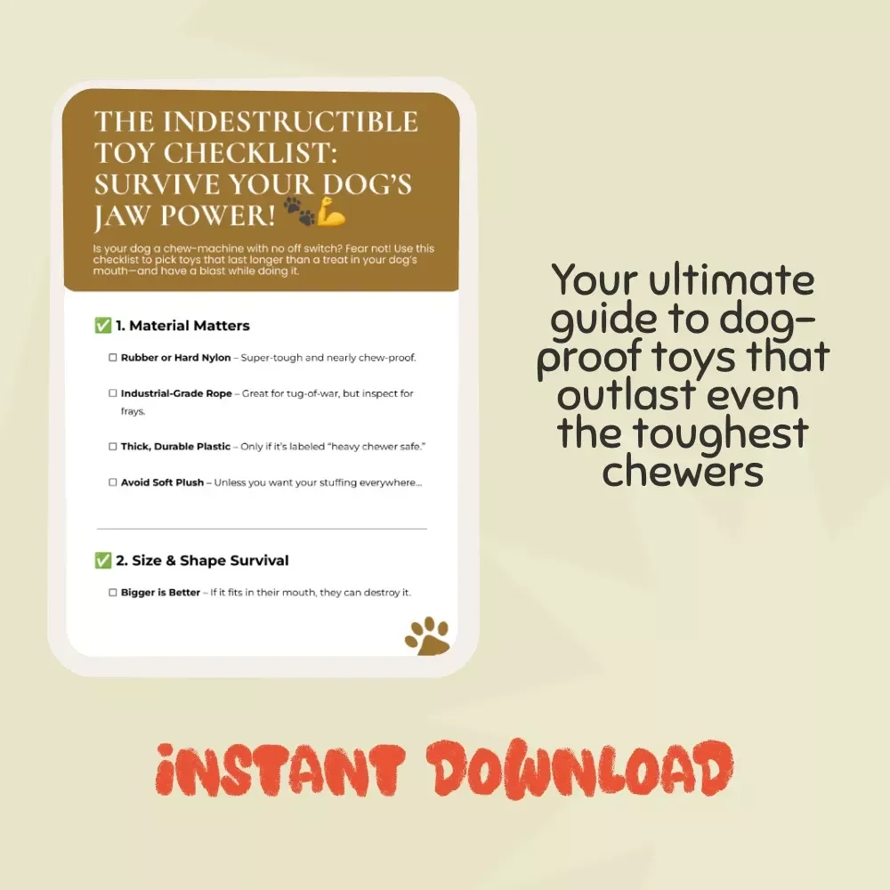 The Indestructible Toy Checklist: Survive Your Dog’s Jaw Power! | Ultimate Guide for Heavy Chewers | what toys last longest for heavy chewers