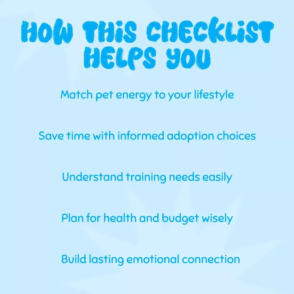 Pick Your Perfect Pet: Young vs Adult | Printable Pet Adoption Checklist | How to Choose Between a Young or Adult Pet | Digital Download for Pet Lovers