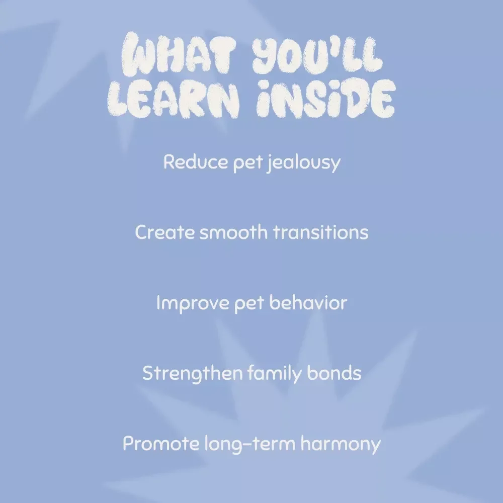 Fur and Family: Helping Your Pet Adjust When a Baby Arrives - A Guide for Managing Pet Jealousy and Ensuring Harmony