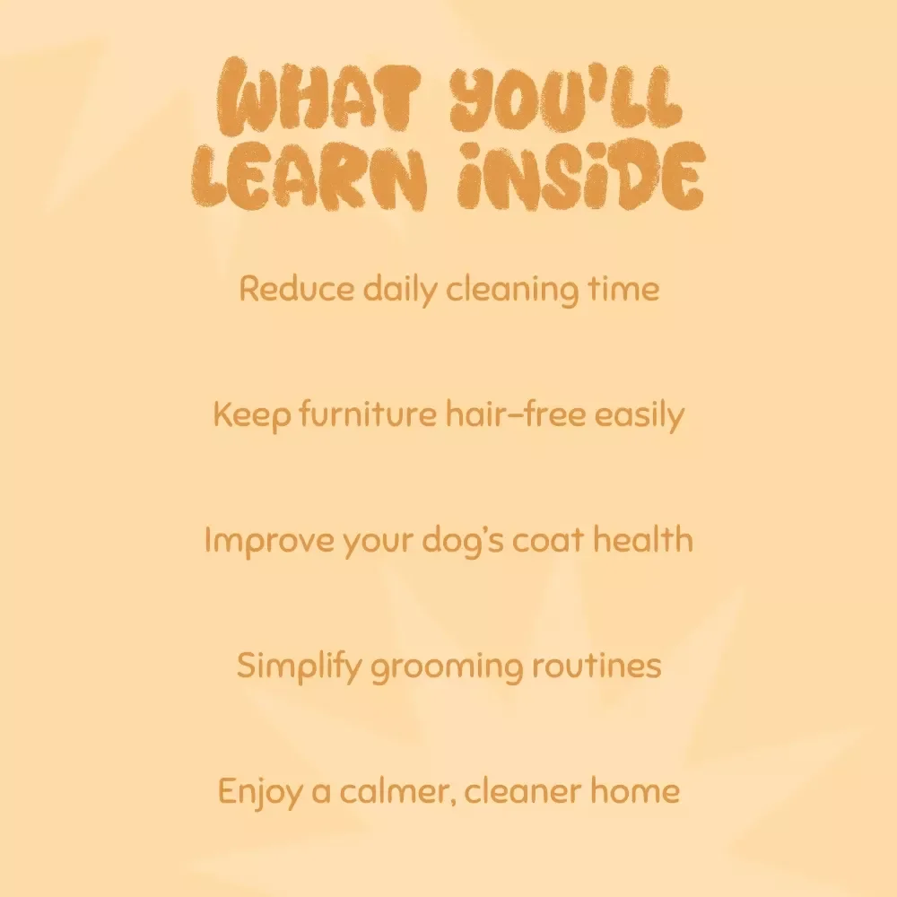 Shedding Less Stress: Smart Strategies for a Cleaner Home During Shedding Season | Dog Owner’s Digital Guide with tips for reducing shedding season mess