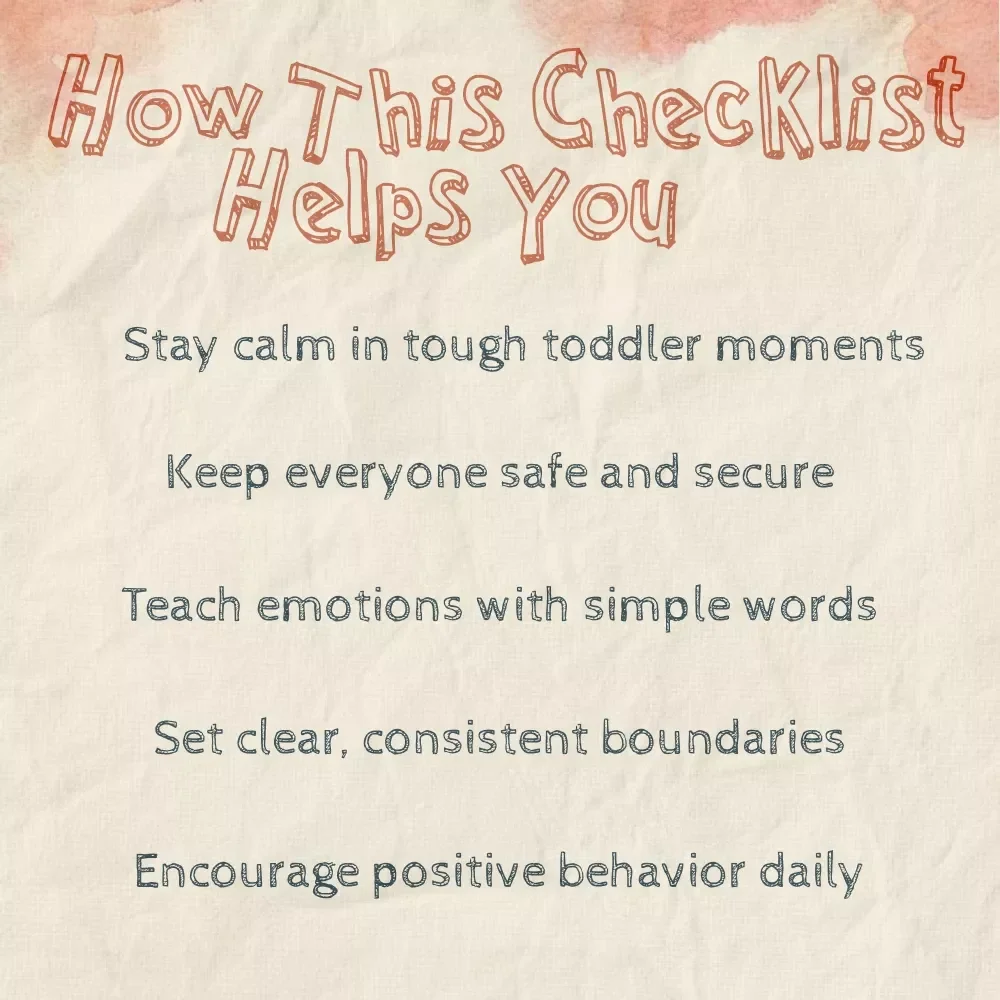 Toddler Hits or Bites? Your Quick-Action Checklist! | Parenting Guide, Positive Discipline, Gentle Parenting eBook Download