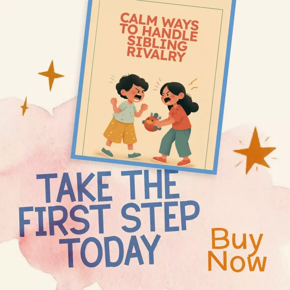 Calm Ways to Handle Sibling Rivalry | Parenting Guide, eBook & Checklist for Positive Family Communication & Conflict Resolution
