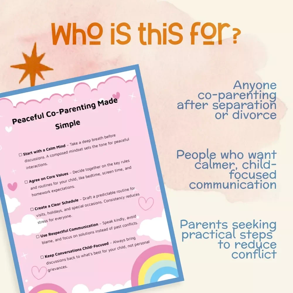 Peaceful Co-Parenting Made Simple | Checklist for Stress-Free Communication & the Best Way to Co-Parent Peacefully