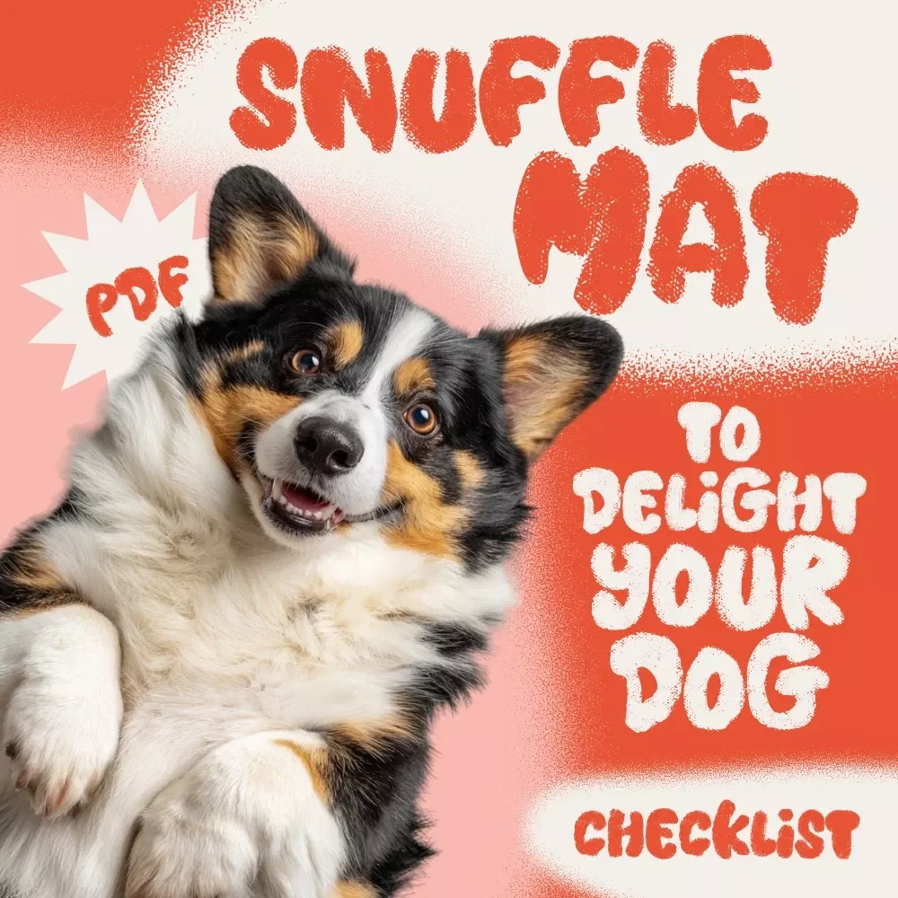 Your Snuffle Mat Checklist to Delight Your Dog | DIY Pet Enrichment Guide for How to Make a Homemade Snuffle Mat | Printable Craft & Training Resource for Dog Lovers