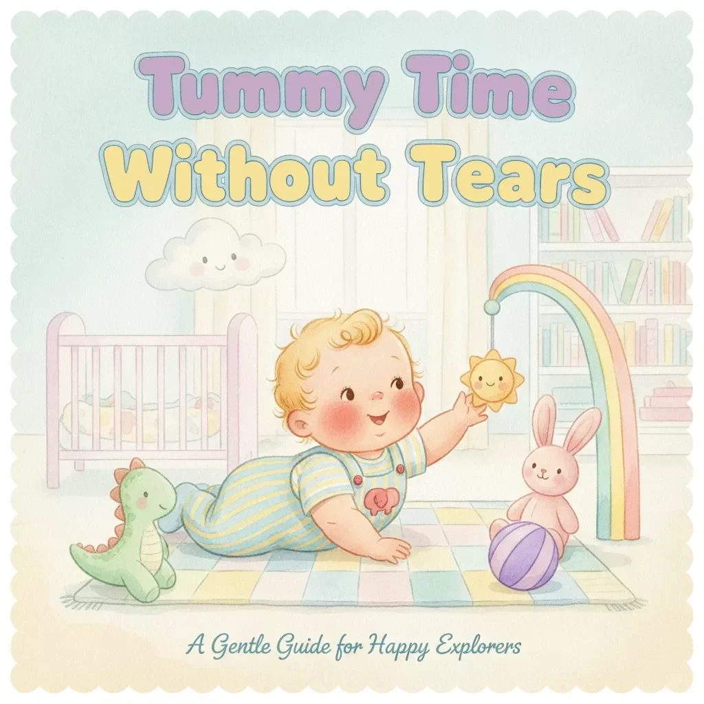 Tummy Time Without Tears | Printable Baby Tummy Time Checklist | Gentle Daily Routine for Newborns | What to Do When Baby Hates Tummy Time | Baby Development Guide