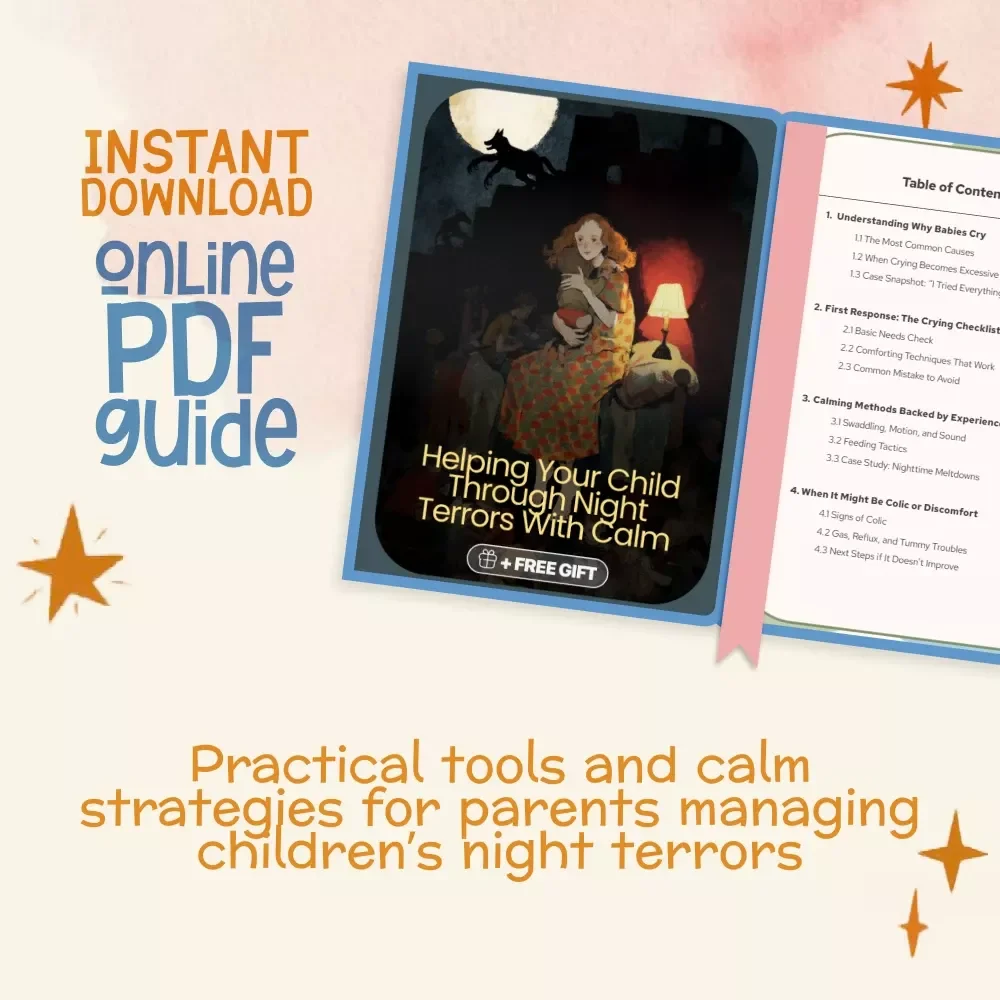 Helping Your Child Through Night Terrors with Calm | Gentle Parenting Guide for Peaceful Sleep | What to Do When Child Has Night Terrors | Digital Download