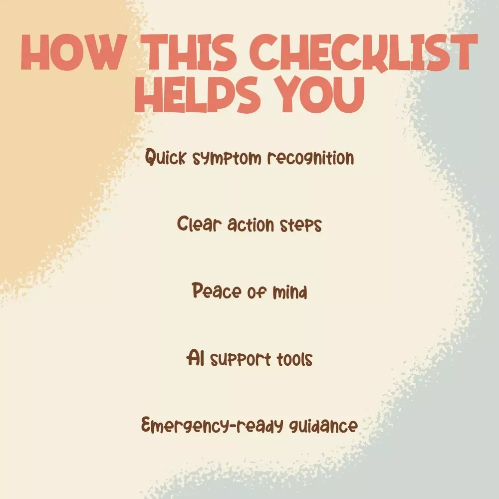 Is Your Child Okay? Checklist for Urgent Care Needs | Printable Pediatric Emergency Guide | How to Know If Child Needs Urgent Care | Digital Download for Parents