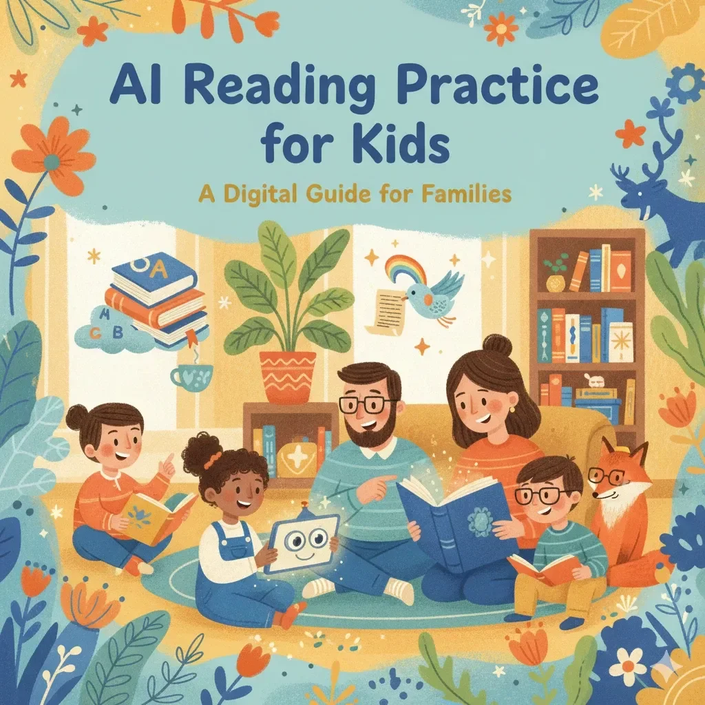 AI Reading Practice for Kids | Digital Checklist | How to Use AI to Create Reading Practice for Kids | Reading Goals, Tools, and Progress Tracker for Parents
