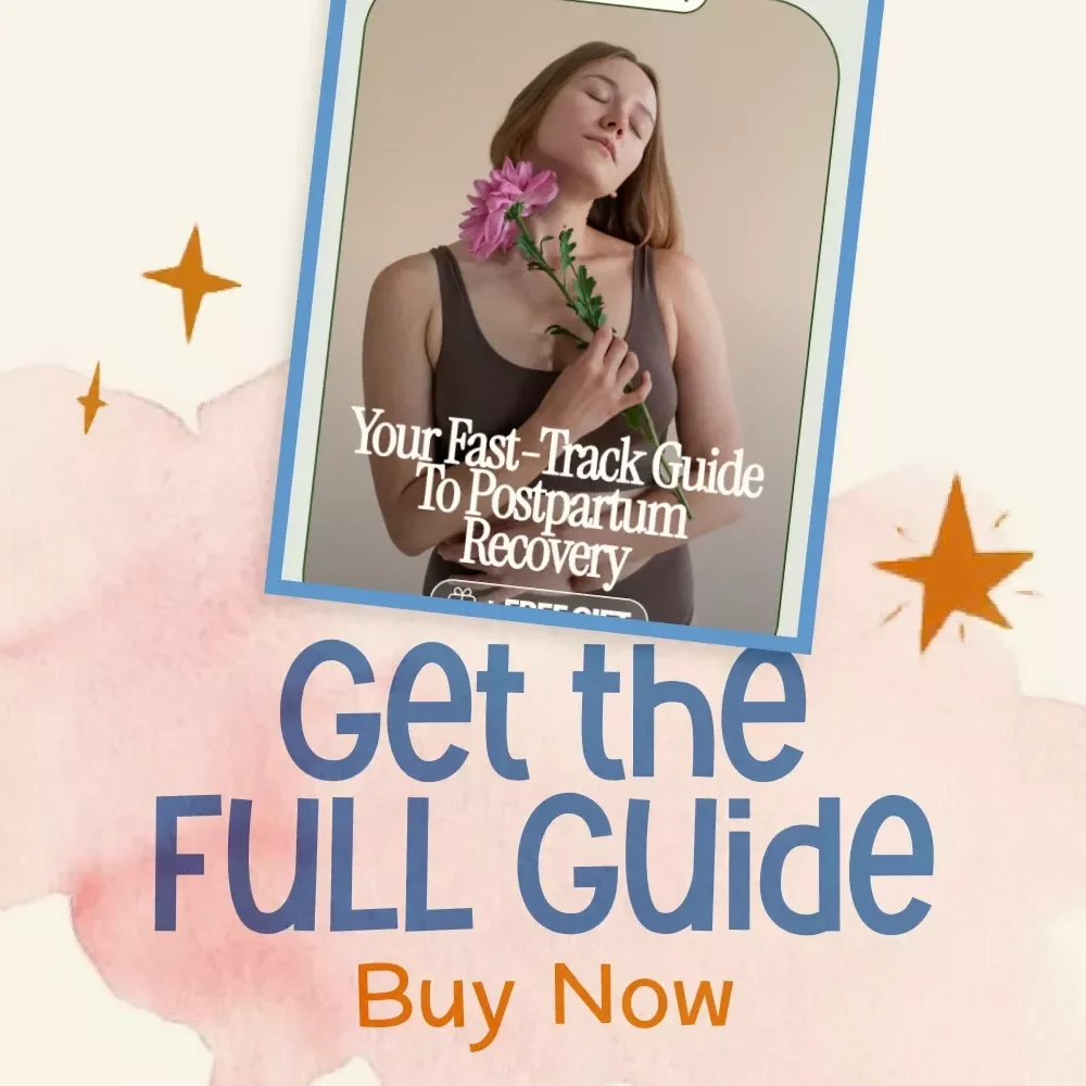 Your Fast-Track Guide to Postpartum Recovery | How to Recover After Childbirth Faster | Digital Download Healing & Self-Care eBook for New Moms