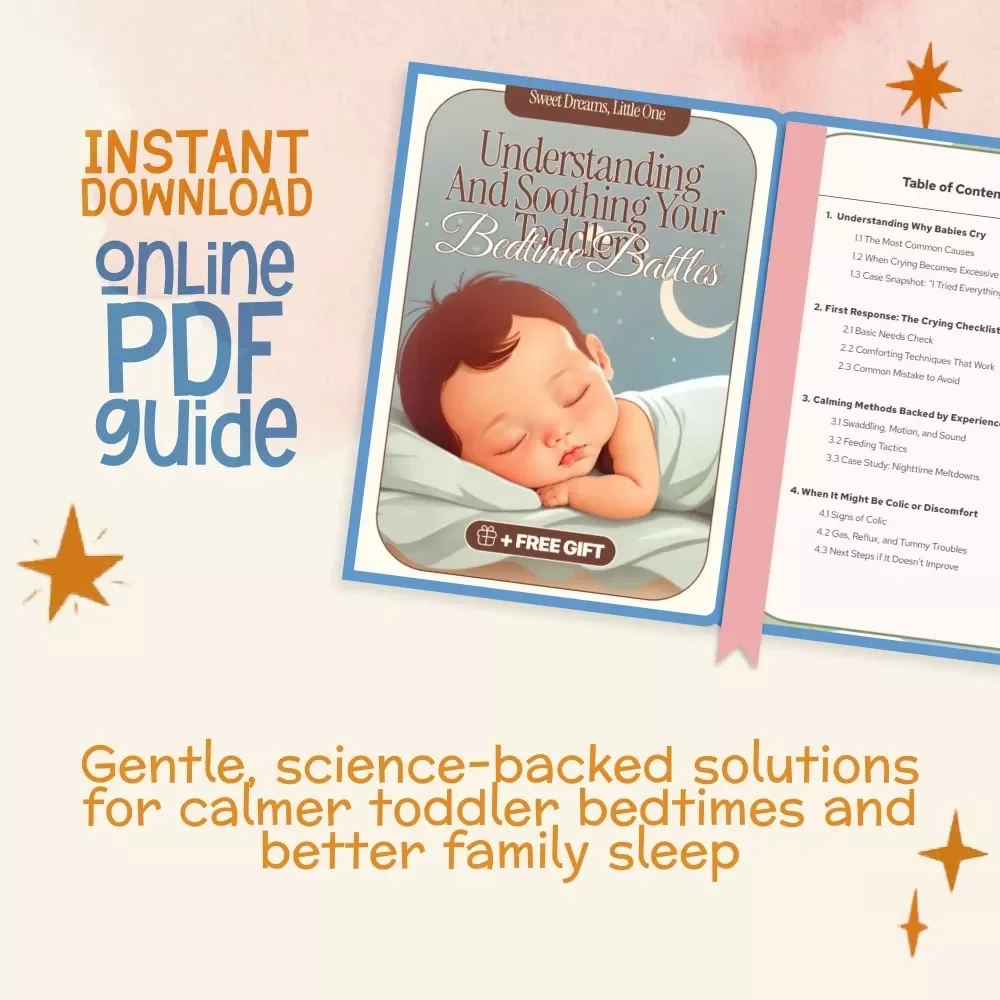 Sweet Dreams, Little One: Understanding and Soothing Your Toddler’s Bedtime Battles | Gentle Sleep Guide for Parents | Why Does My Toddler Fight Bedtime? | Digital Download eBook & Checklist
