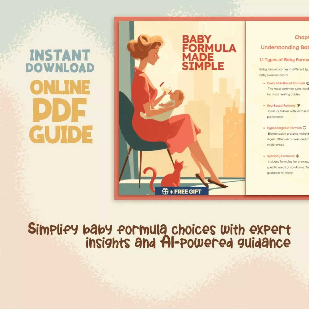 Baby Formula Made Simple | Ultimate Guide on How to Choose the Right Baby Formula | Digital Download for New Parents, Feeding Beginners, and Caregivers