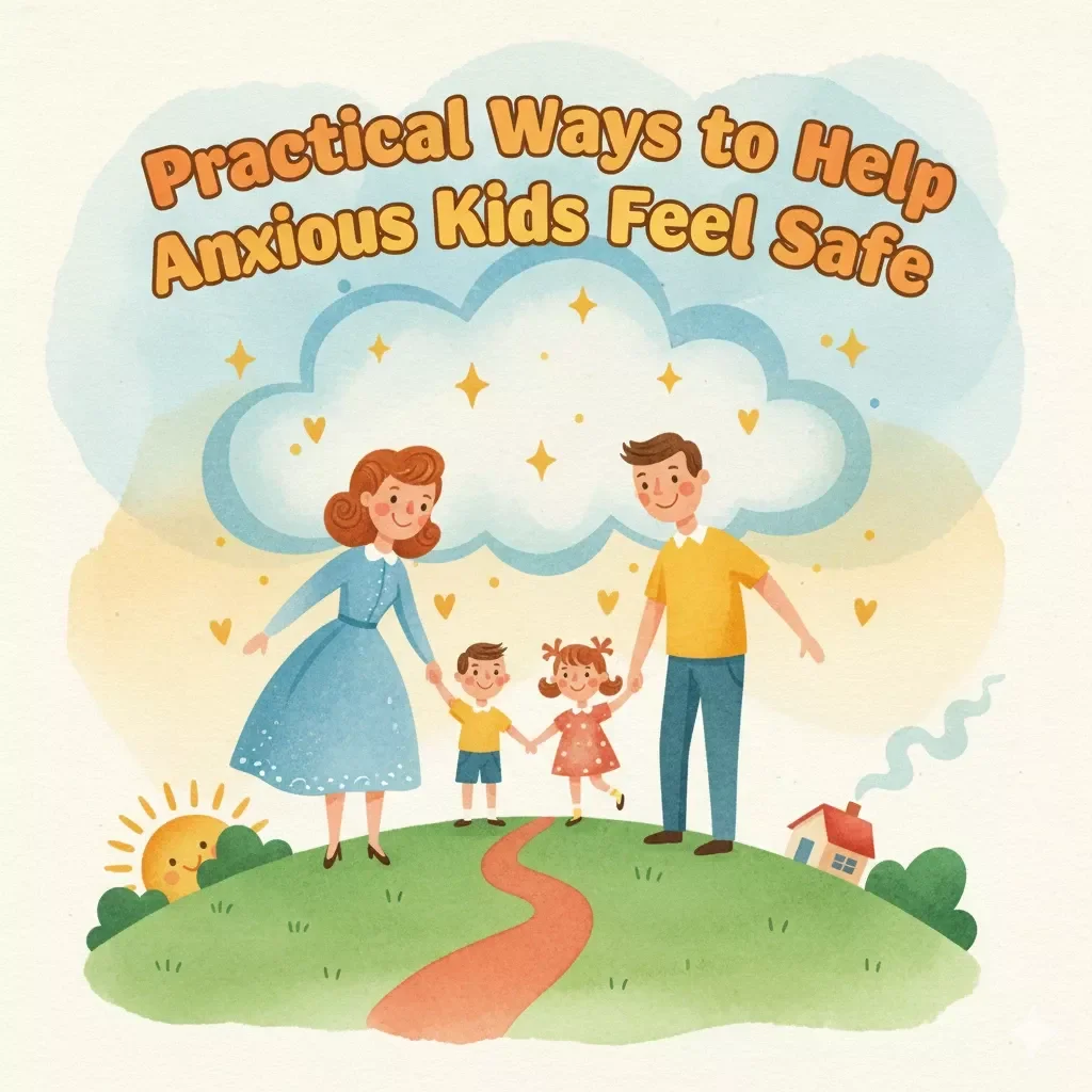 Best Ways to Calm Anxious Children | Digital Guide for Parents & Caregivers | Gentle Techniques, Mindful Routines & Practical Coping Strategies