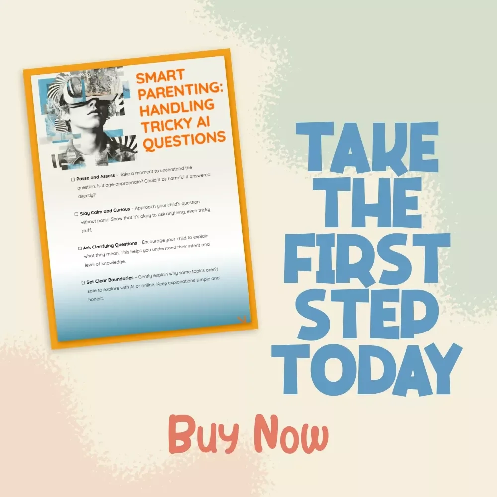 Smart Parenting: Handling Tricky AI Questions | Digital Download Checklist for Parents | What to Do When Child Asks AI Unsafe Questions | Gentle Guidance for Tech-Savvy Families