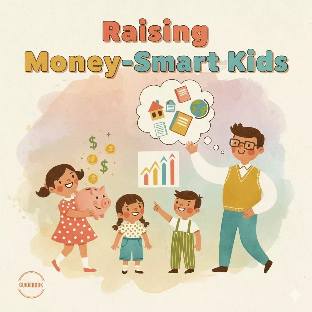 Raising Money-Smart Kids | eBook for Parents | Tips for Teaching Kids About Money | Printable Digital Download for Family Financial Education & Lifelong Money Habits