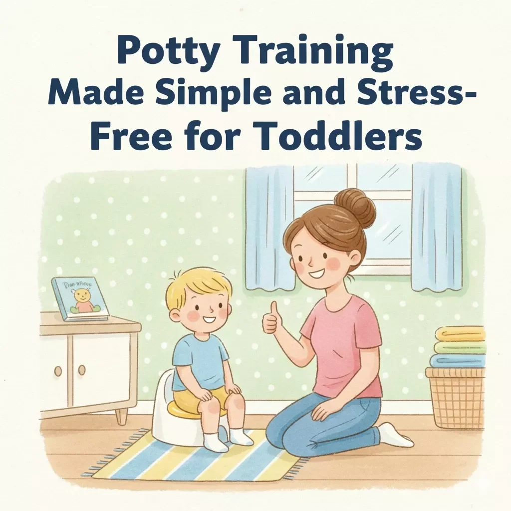 Potty Training Made Simple and Stress-Free for Toddlers | Ebook Guide on How to Start Potty Training Toddler | Step-by-Step Digital Download with Readiness Signs, Methods, Troubleshooting & Success Tips