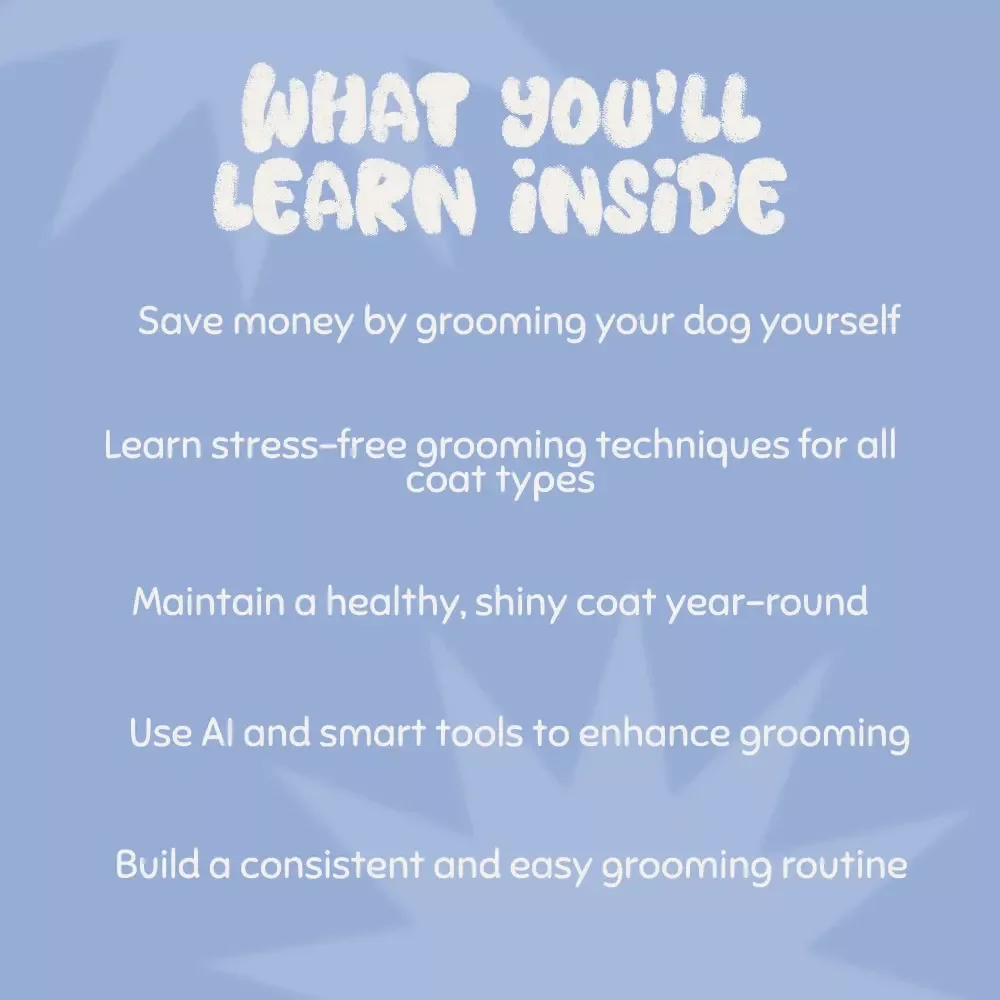 Paws & Shine: The Smart Guide to Grooming Your Dog at Home - Dog Grooming eBook & Checklist for Pet Parents
