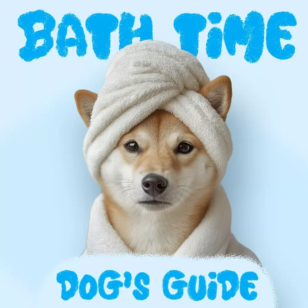 Splish, Splash, No Fear: A Calm Dog’s Guide to Bath Time | Digital Dog Bath Guide for Pet Owners | What to Do When Your Dog Hates Baths | Printable Pet Anxiety eBook & Checklist