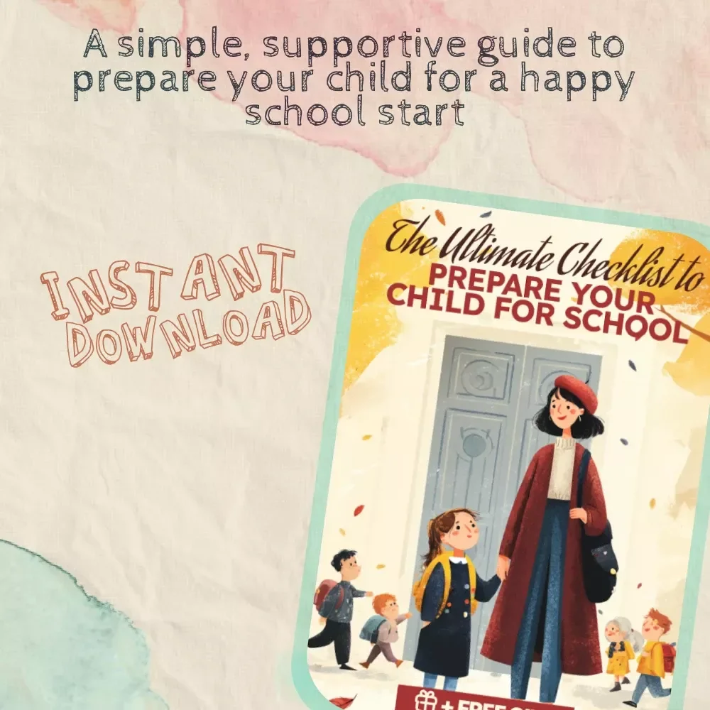 The Ultimate Checklist to Prepare Your Child for School | Back to School Digital Download Guide, Printable eBook for Parents, First Day of School Preparation