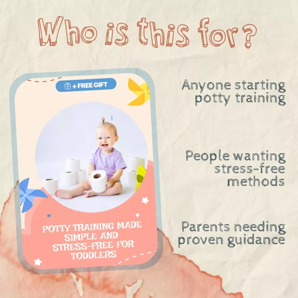 Potty Training Made Simple and Stress-Free for Toddlers | Ebook Guide on How to Start Potty Training Toddler | Step-by-Step Digital Download with Readiness Signs, Methods, Troubleshooting & Success Tips