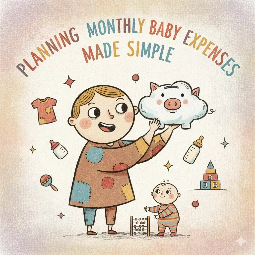 Planning Monthly Baby Expenses Made Simple | Printable Budgeting Guide for New Parents | How to Plan Monthly Expenses for Baby | Digital Download eBook & Checklist