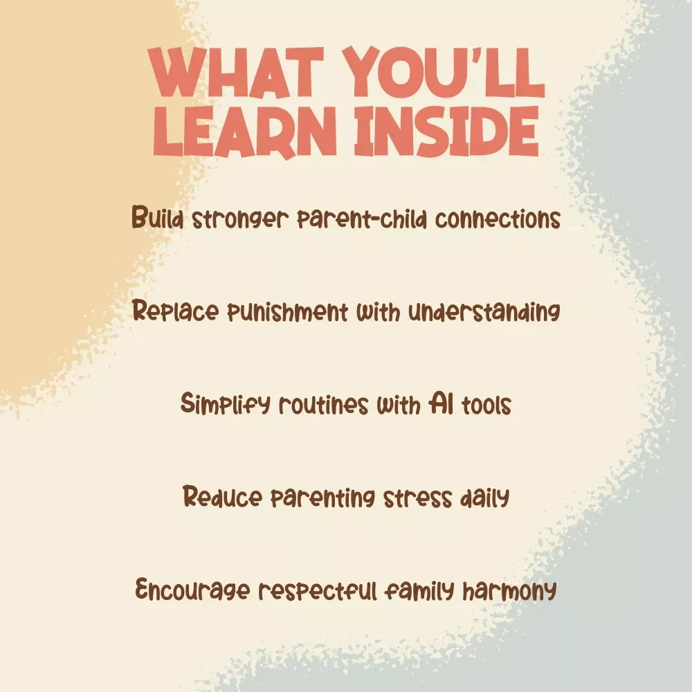 Gentle Parenting in Action | Gentle Parenting Guide, Positive Parenting eBook, Digital Download Checklist for Parents, AI Parenting Tools