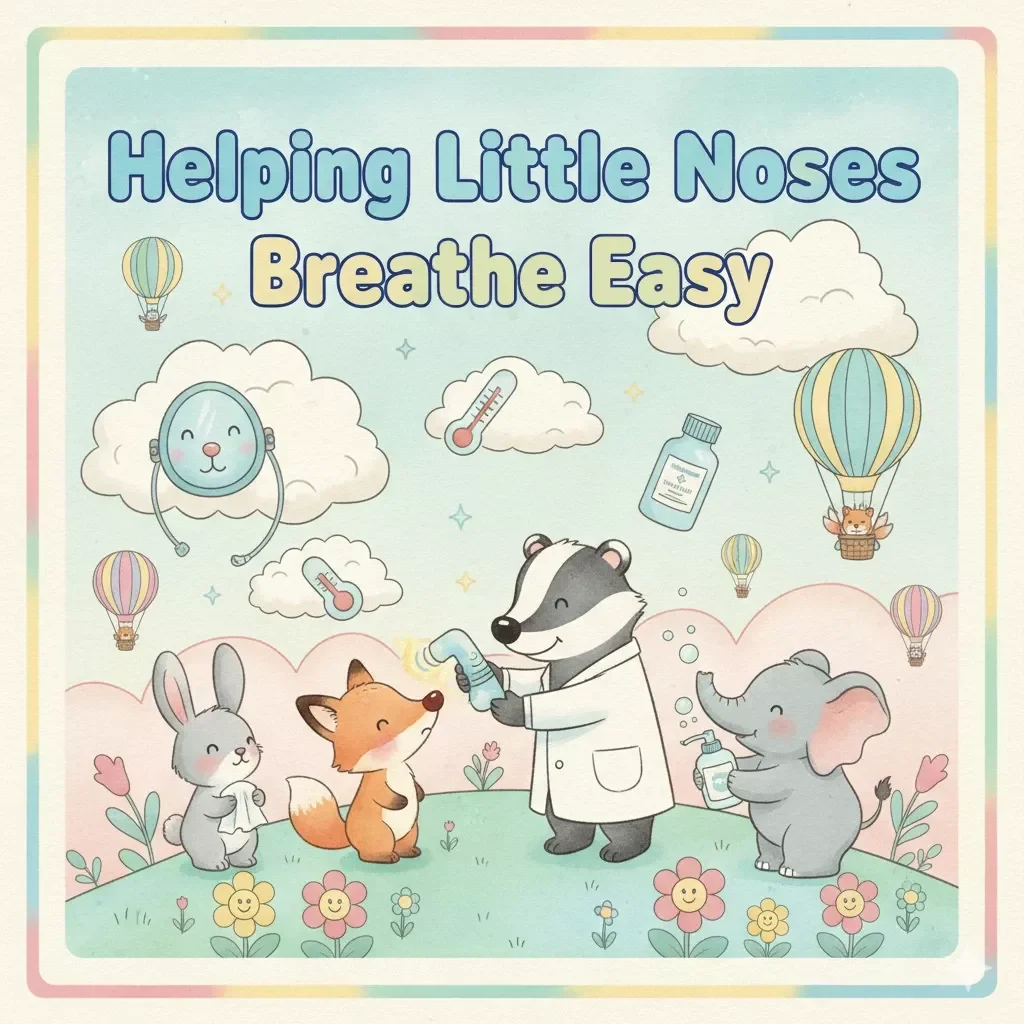 Helping Little Noses Breathe Easy | eBook Guide for Parents on How to Handle Seasonal Allergies in Toddlers | Digital Download Allergy Relief Handbook