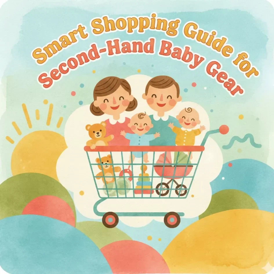Smart Shopping Guide for Second-Hand Baby Gear | eBook with Tips for Buying Second-Hand Baby Gear | Budget-Friendly Baby Essentials & Sustainable Parenting Resource