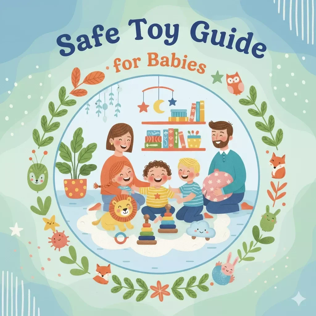 Safe Toy Guide for Babies | Printable Baby Toy Safety Checklist | How to Choose Safe Toys for Baby | Non-Toxic Toy Buying Guide for New Parents