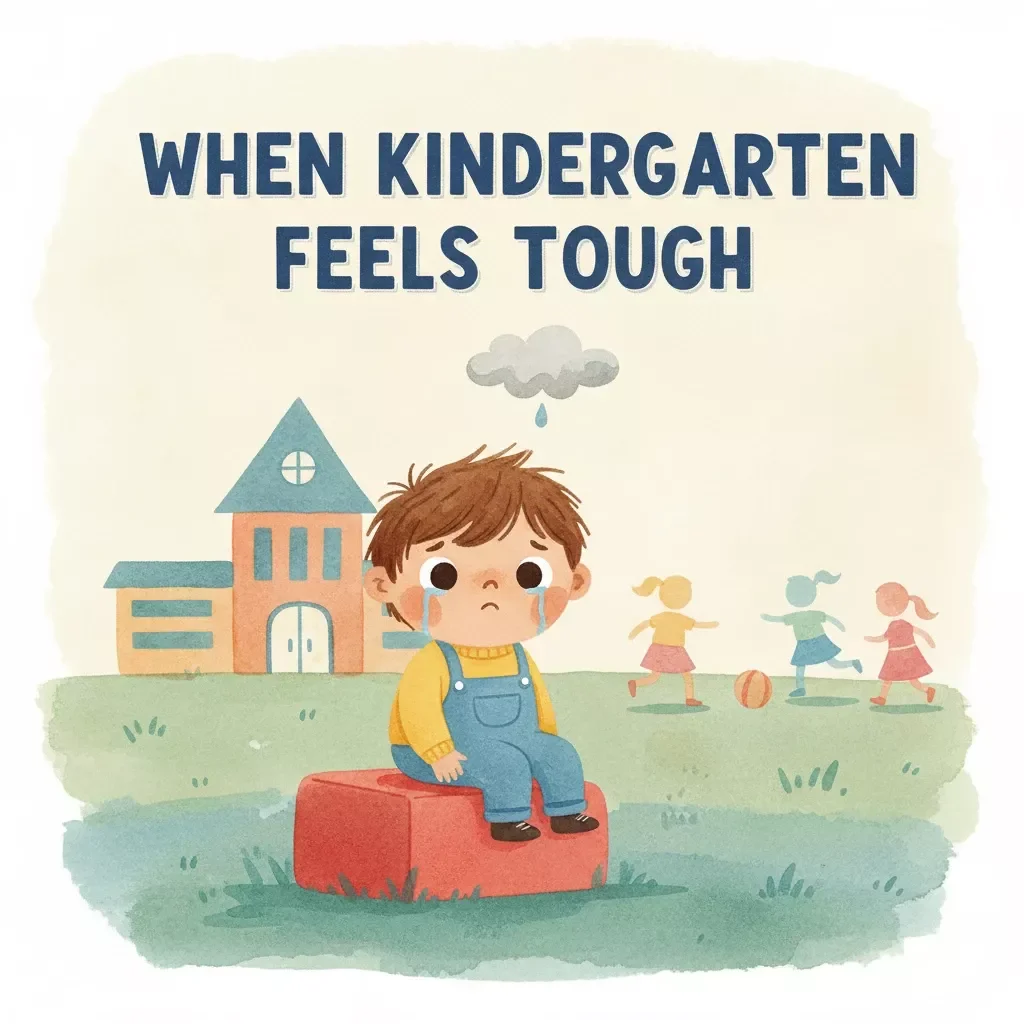 When Kindergarten Feels Tough | Printable Parent Checklist for What to Do When Child Struggles in Kindergarten | Gentle Strategies for Emotional & Academic Support