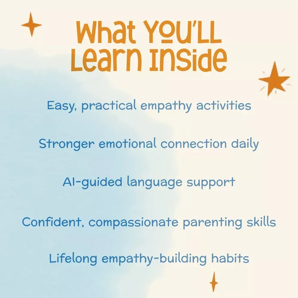 A Parent’s Guide to Teaching Empathy to Toddlers | How to Teach Empathy to Toddlers | Printable Digital eBook for Parents | Gentle Parenting Resource
