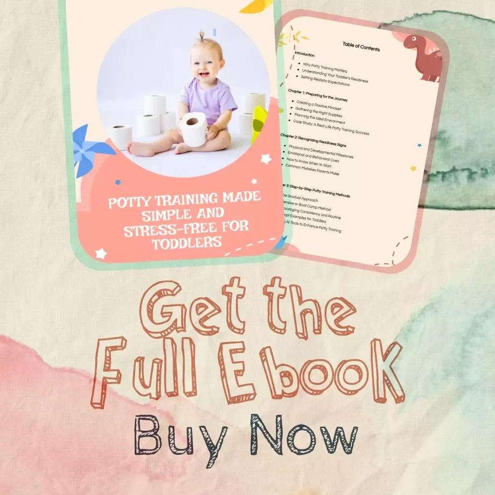 Potty Training Made Simple and Stress-Free for Toddlers | Ebook Guide on How to Start Potty Training Toddler | Step-by-Step Digital Download with Readiness Signs, Methods, Troubleshooting & Success Tips