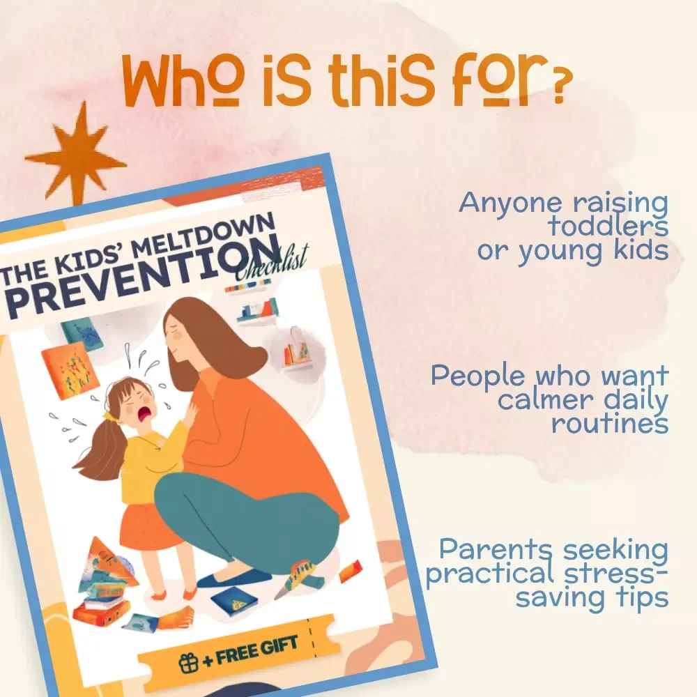 The Kids’ Meltdown Prevention Checklist! | Printable Parenting Guide | Best Ways to Prevent Meltdowns for Toddlers & Kids