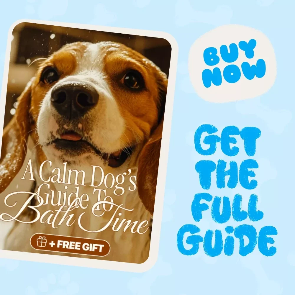 Splish, Splash, No Fear: A Calm Dog’s Guide to Bath Time | Digital Dog Bath Guide for Pet Owners | What to Do When Your Dog Hates Baths | Printable Pet Anxiety eBook & Checklist