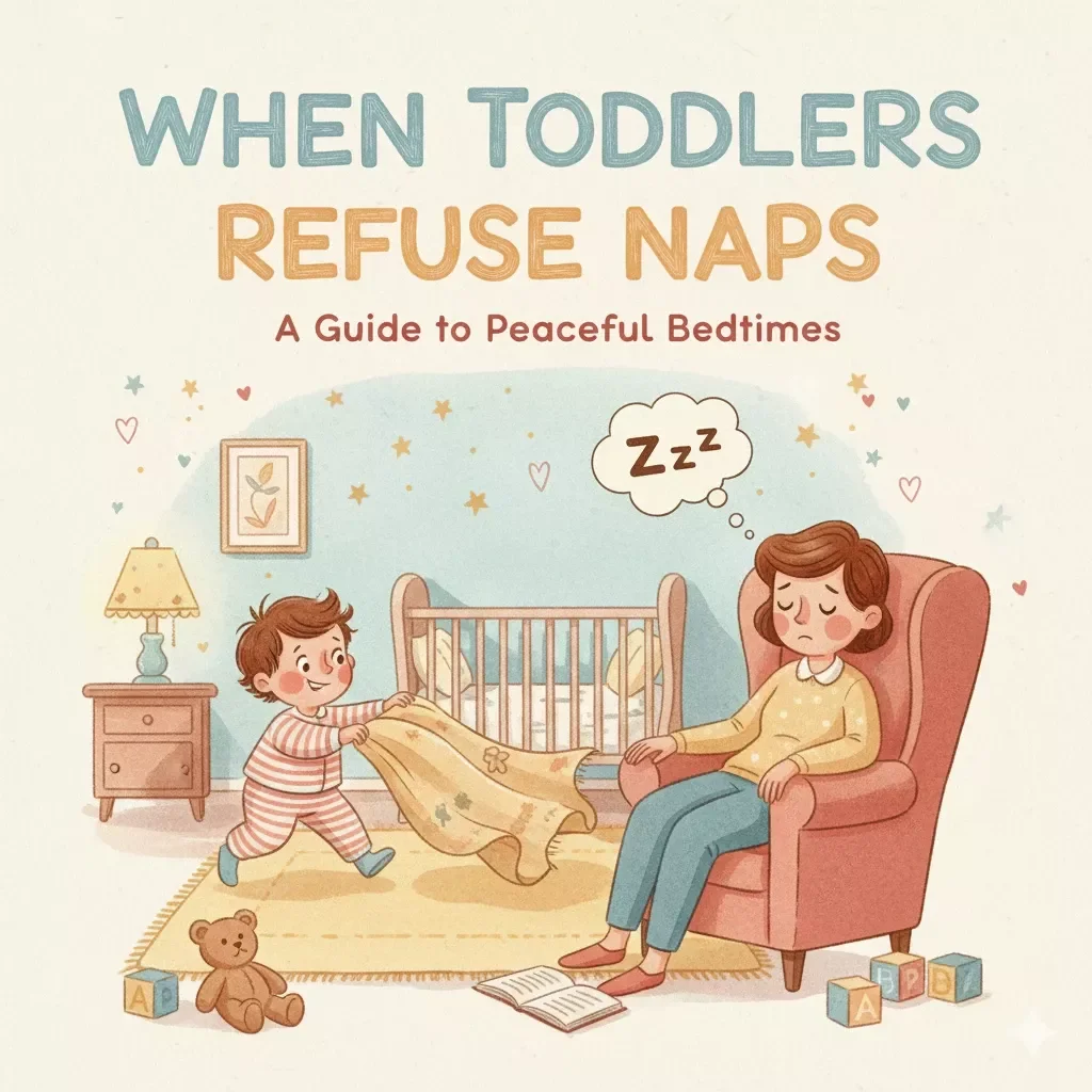 When Toddlers Refuse Naps | Gentle Guide for Parents | What to Do When Toddler Won’t Nap | Sleep Tips, Calming Strategies, AI Tools & Bedtime Routines