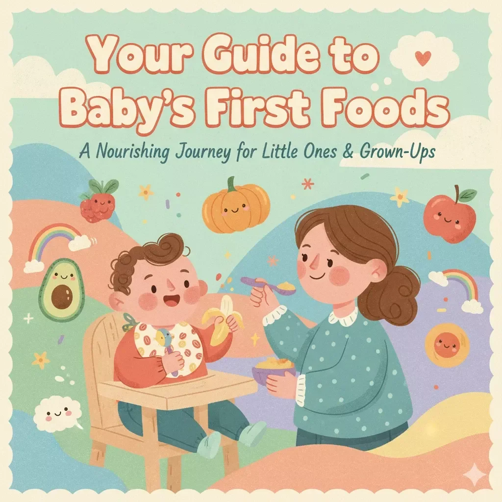 Your Guide to Baby’s First Foods | Printable eBook | Best First Foods for Baby | Solid Food Introduction Guide | Baby-Led Weaning Resource