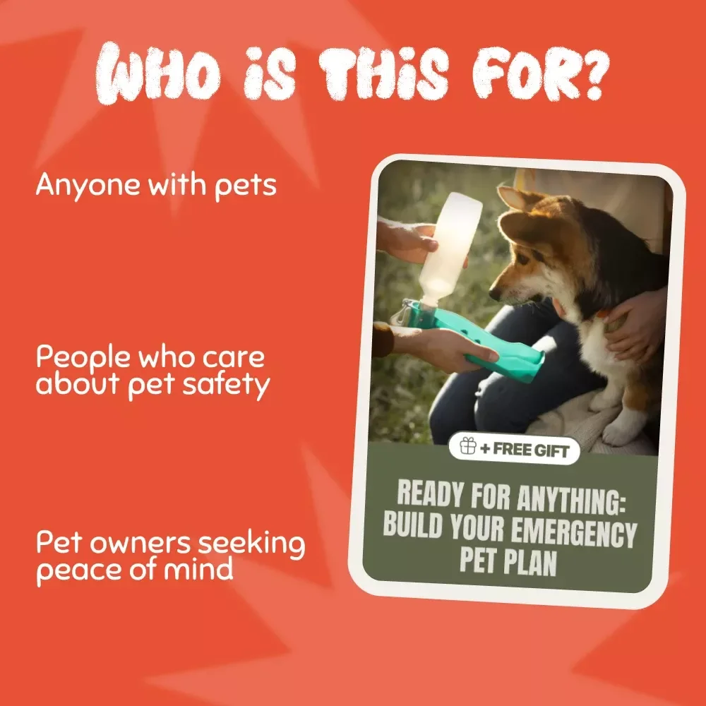 Ready for Anything: Build Your Emergency Pet Plan - eBook Guide for Creating a Pet Emergency Plan
