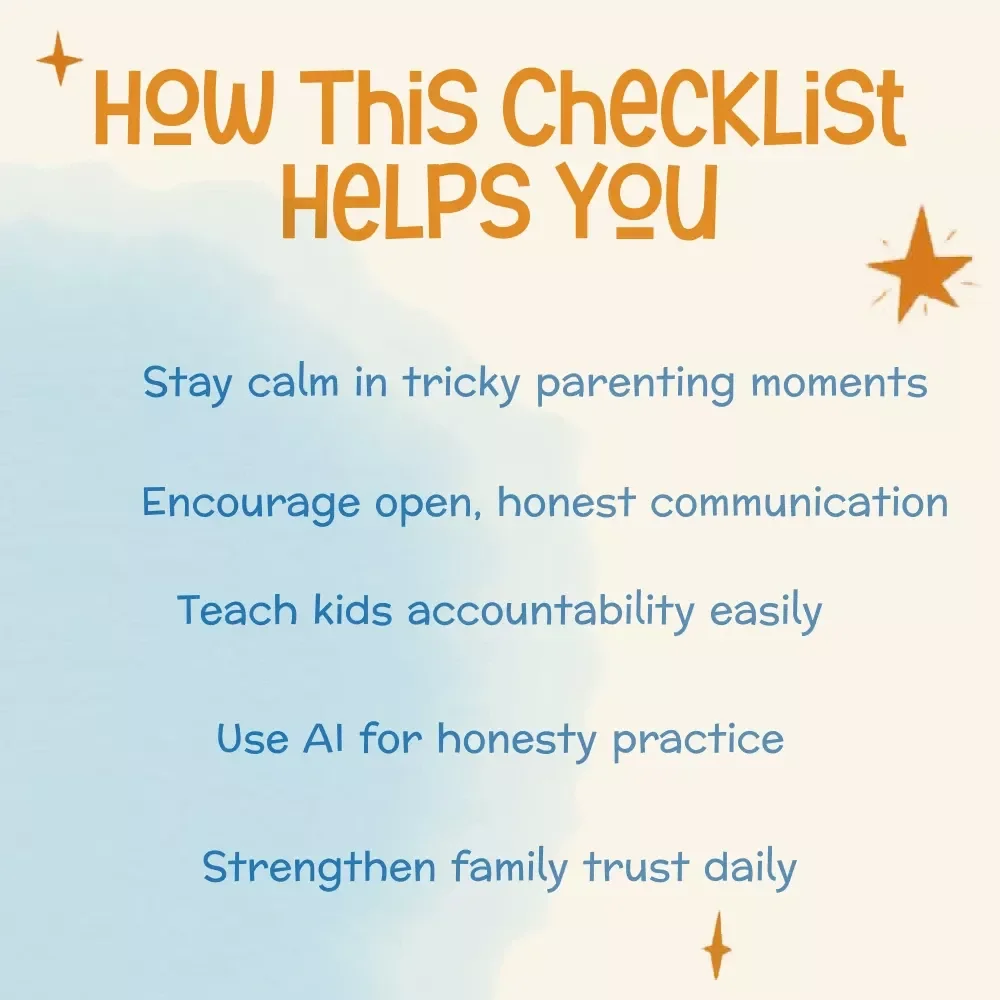 Effective Ways to Handle Kid’s Lie | Parenting eBook, Digital Guide, Checklist for Teaching Honesty, Gentle Parenting PDF Download