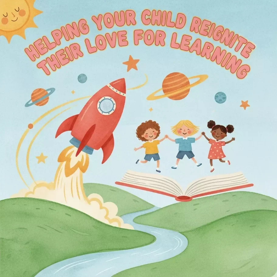 Helping Your Child Reignite Their Love for Learning | Parenting Guide for What to Do When Child Loses Interest in School | Digital Download PDF