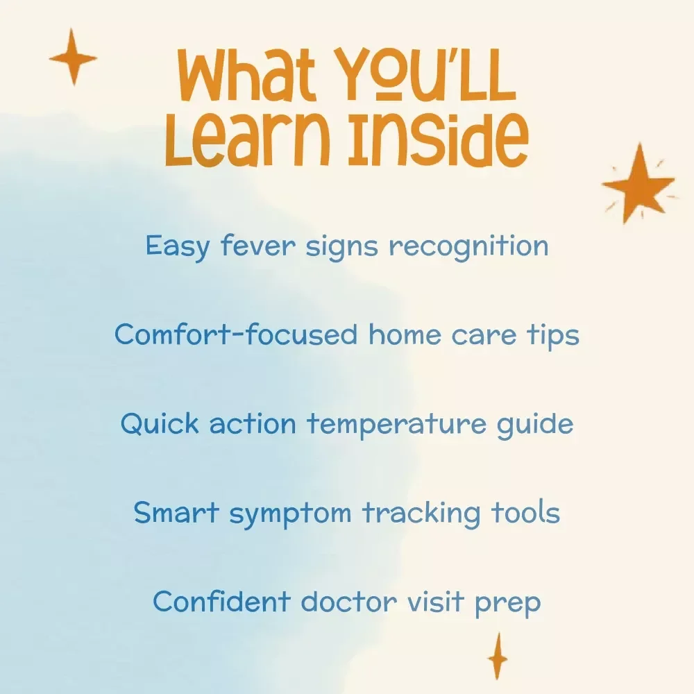 Caring for Your Toddler During a Fever | Gentle Parenting Guide for Natural Comfort | Best Way to Manage Toddler Fever Without Meds | Printable Digital Download