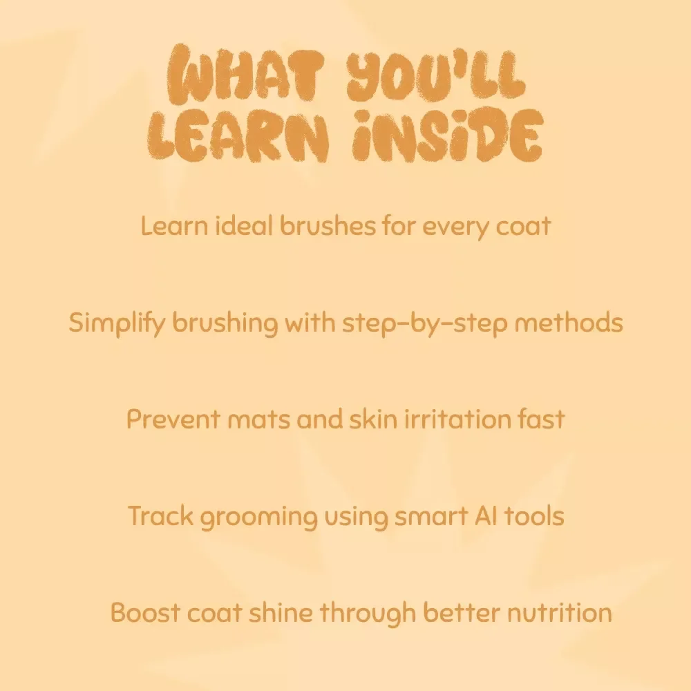 Fluff & Shine: The Complete Guide to Brushing Your Double-Coated Dog | The Best Way to Brush a Double-Coated Dog for a Healthy, Shiny Coat | Digital Download Grooming eBook for Pet Owners & Dog Lovers
