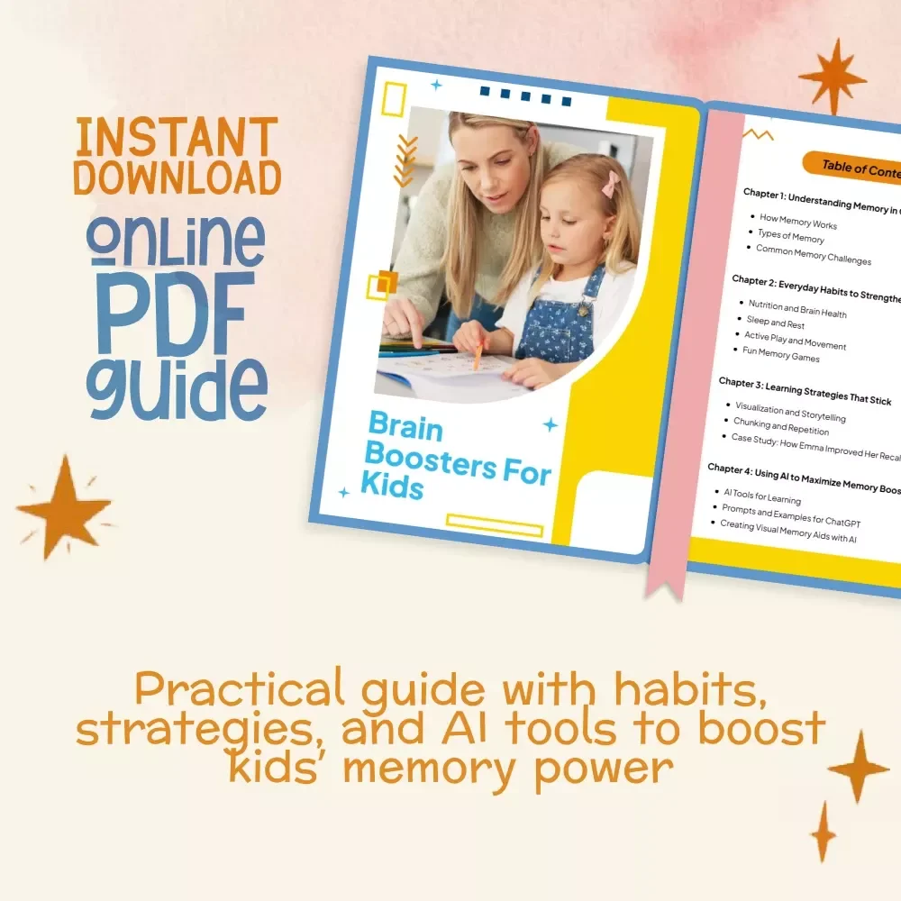 Brain Boosters for Kids | Guide with Tips for Boosting Memory in Kids, Fun Learning Strategies, and AI Tools