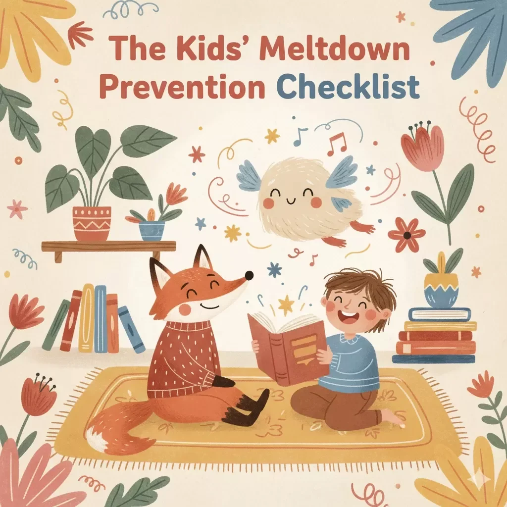 The Kids’ Meltdown Prevention Checklist! | Printable Parenting Guide | Best Ways to Prevent Meltdowns for Toddlers & Kids