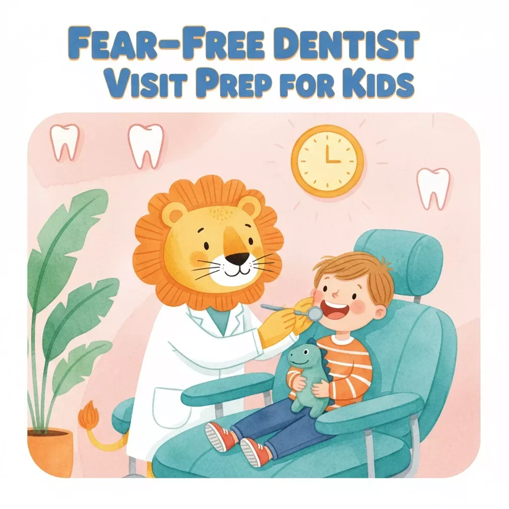 Fear-Free Dentist Visit Prep for Kids | Printable Checklist for Parents | Best Way to Prepare Child for Dentist Visit | Calm, Fun & Positive Dental Experience Guide