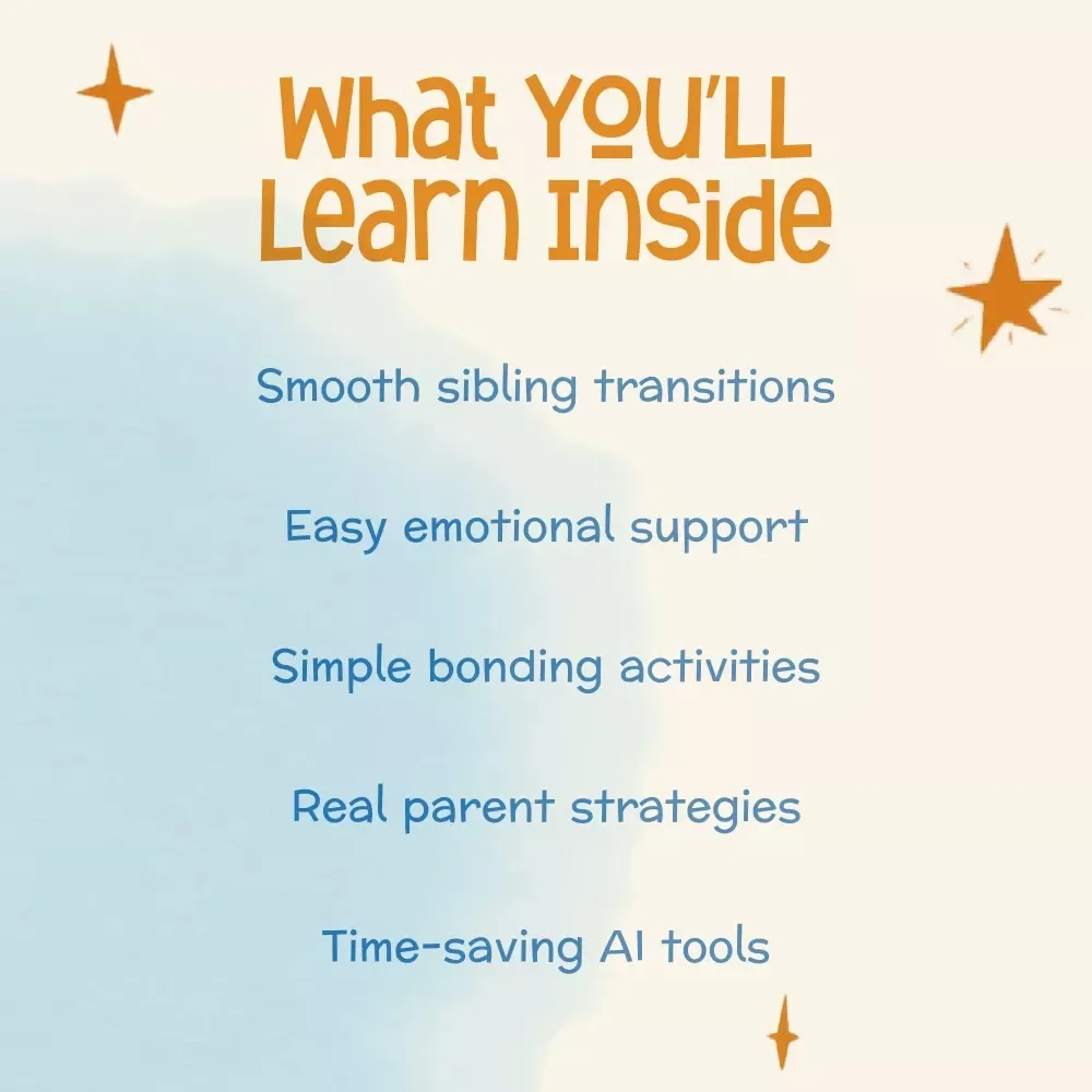 From Only Child to Big Sibling | eBook Guide on How to Help Older Child Adjust to New Baby | Gentle Parenting Digital Download for Growing Families