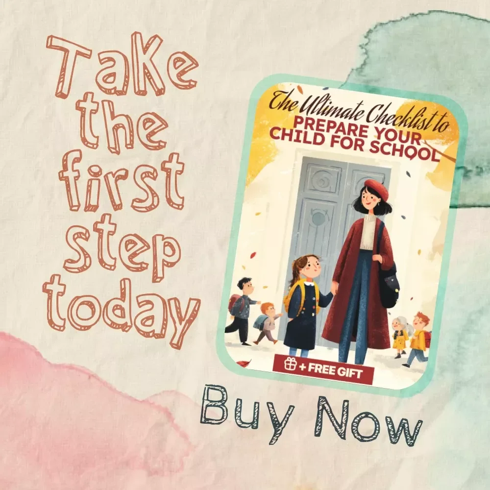 The Ultimate Checklist to Prepare Your Child for School | Back to School Digital Download Guide, Printable eBook for Parents, First Day of School Preparation