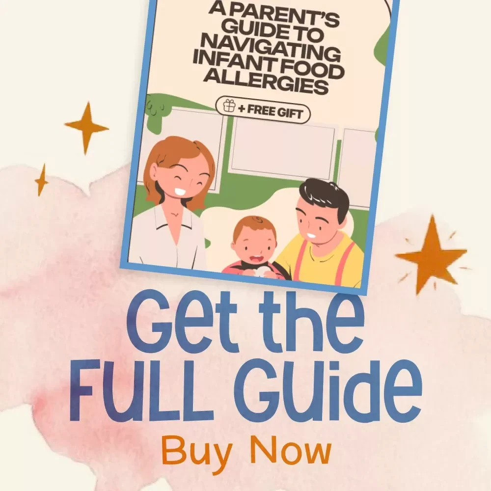 Tiny Tummies, Big Care: A Parent’s Guide to Navigating Infant Food Allergies | Digital Download eBook, Parenting Resource, Allergy Guide