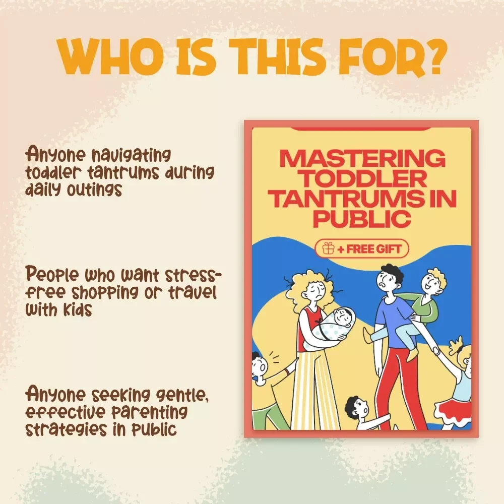 Calm in the Chaos: Mastering Toddler Tantrums in Public | Parenting eBook Guide for Moms, Dads & Caregivers | Digital Download for Toddler Behavior, Gentle Parenting, Emotional Intelligence