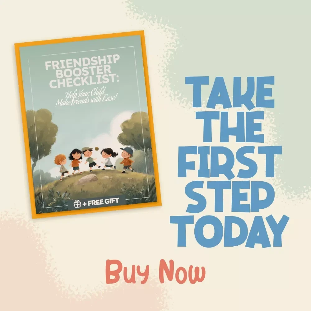Friendship Booster Checklist: Help Your Child Make Friends with Ease | Digital Download Guide with Tips for Helping Child Make Friends, Social Skills, and Confidence Building