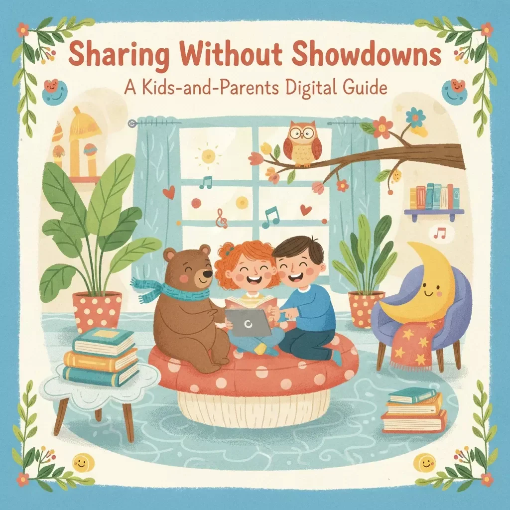 Sharing Without Showdowns | Printable Checklist for Parents | How to Teach Sharing Without Fights | Gentle Parenting Digital Download